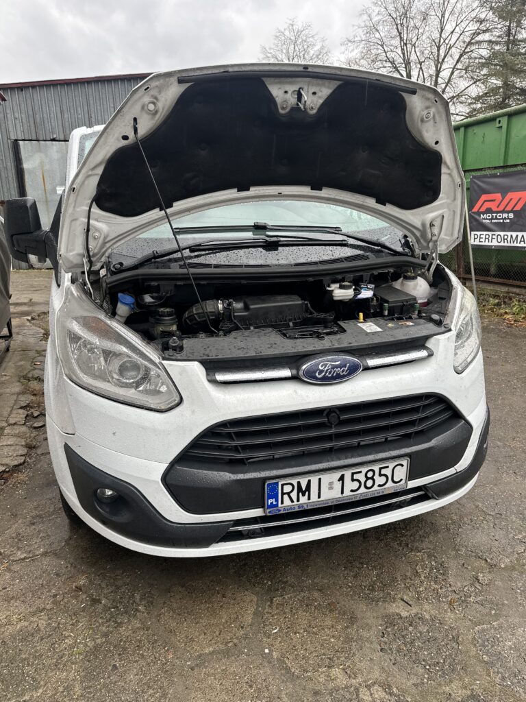 Ford Transit otwarta maska – usuwanie AdBlue Otwarta maska auta – usuwanie AdBlue Sebon Performance