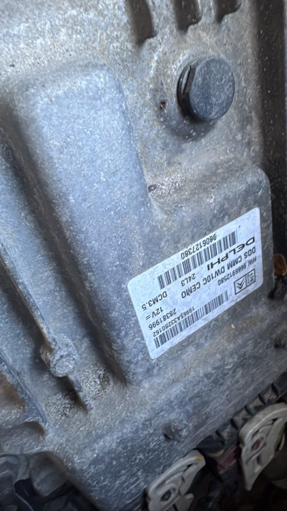 Sterownik ECU – Fiat Scudo usuwanie EGR Fiat Scudo – sterownik ECU pod maską