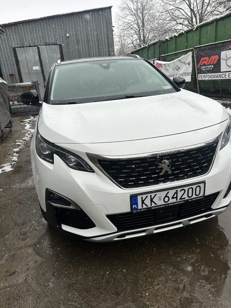 Widok Peugeot 3008 przed diagnostyką systemu AdBlue
