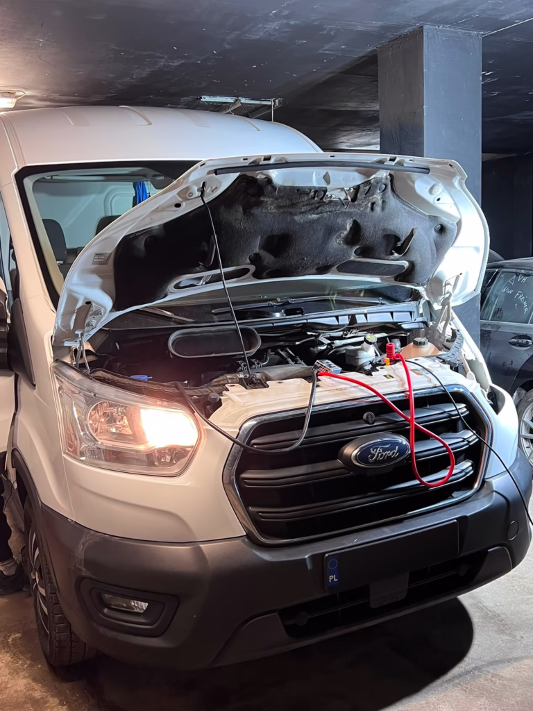 Ford Transit 2019 SID212EVO Usuwanie AdBlue samochód w Sebon Performance