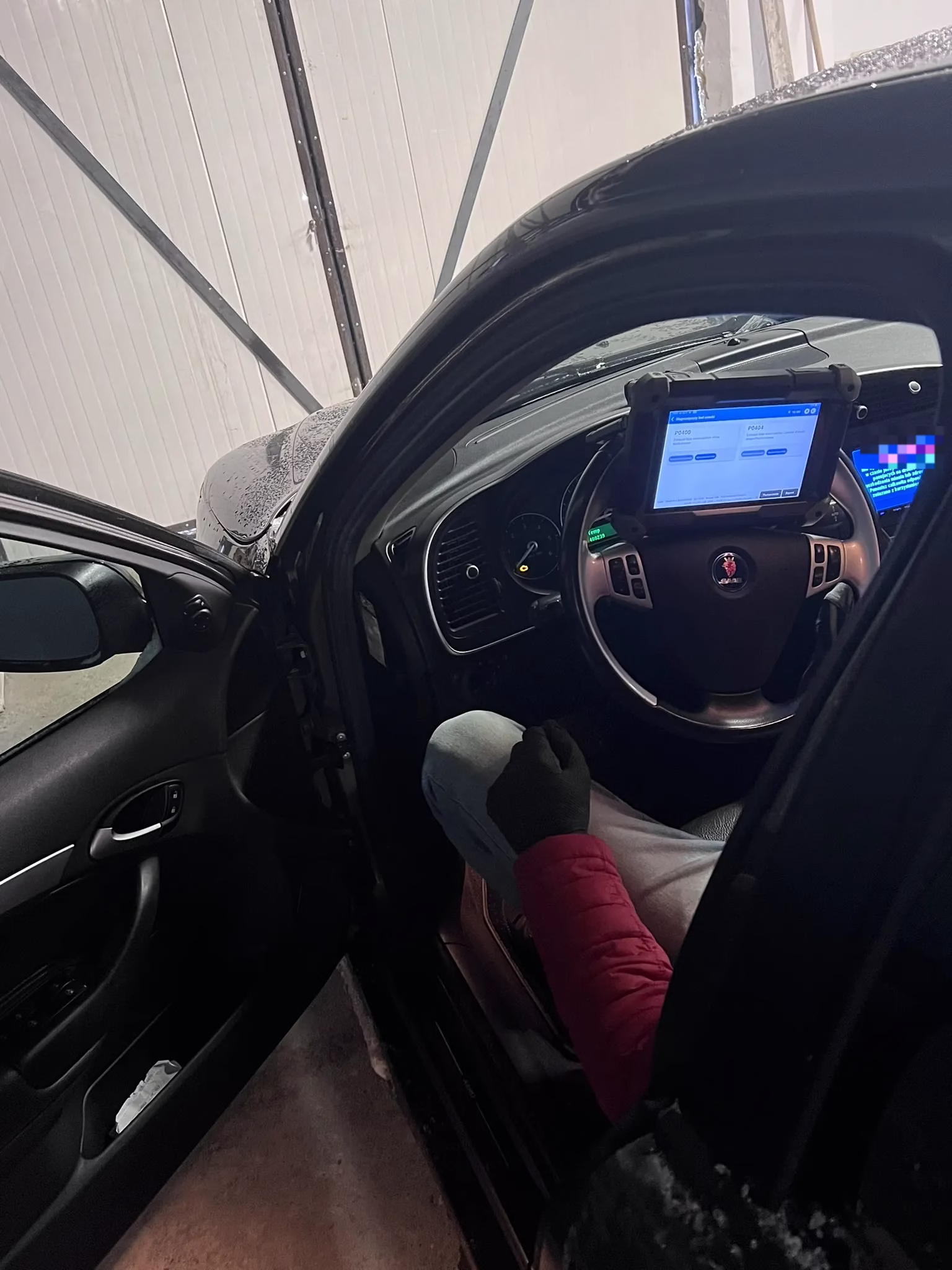 Saab Wyłączenie EGR i klap wirowych