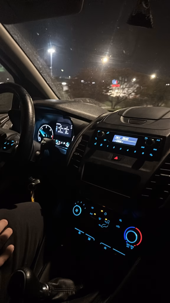 Ford Transit Connect w trasie po usunięciu AdBlue - brak komunikatów na desce