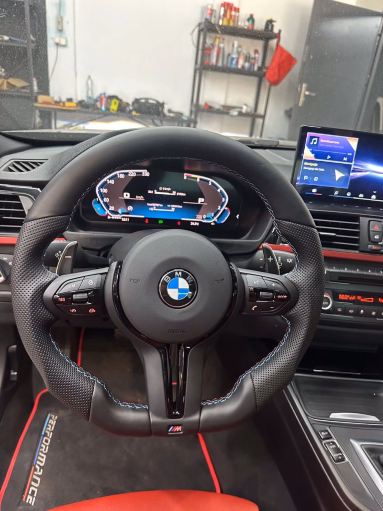 Wnętrze BMW F30 328i xDrive po kompleksowym doposażeniu